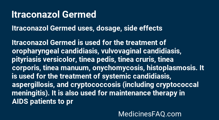 Itraconazol Germed