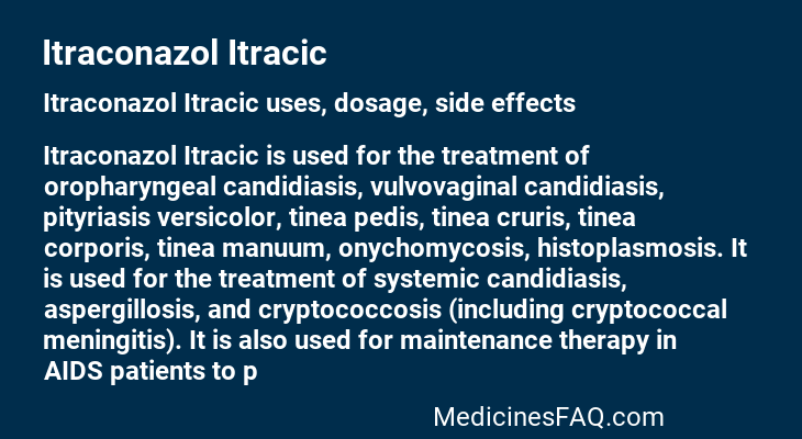 Itraconazol Itracic