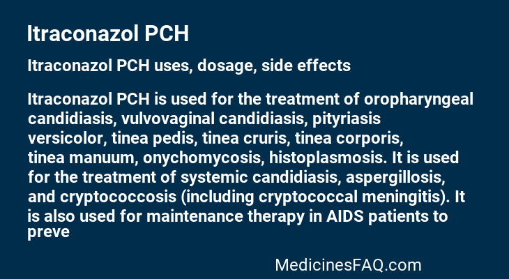 Itraconazol PCH