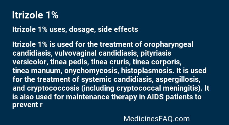 Itrizole 1%