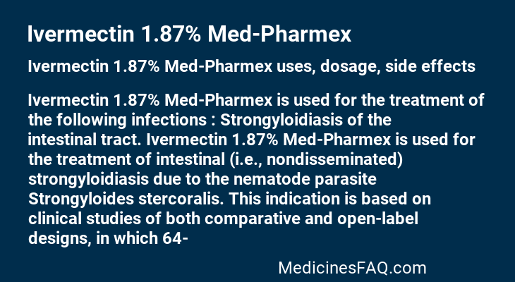 Ivermectin 1.87% Med-Pharmex