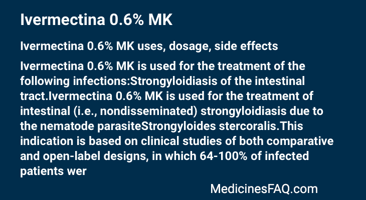 Ivermectina 0.6% MK