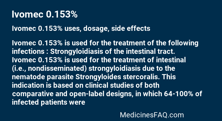 Ivomec 0.153%