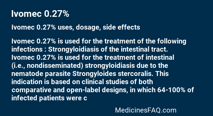 Ivomec 0.27%