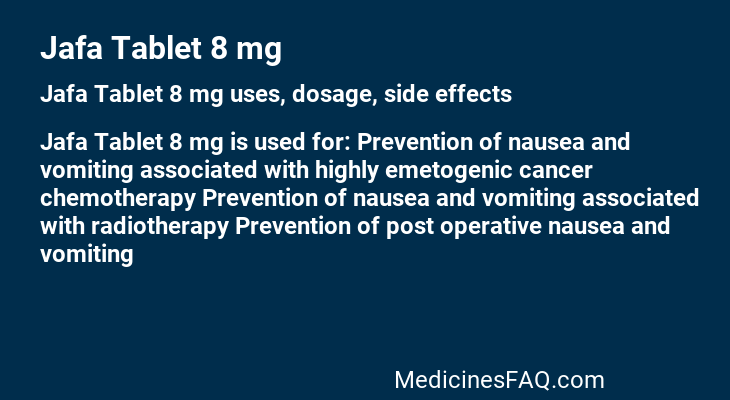 Jafa Tablet 8 mg