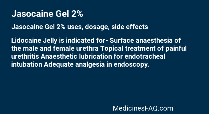 Jasocaine Gel 2%