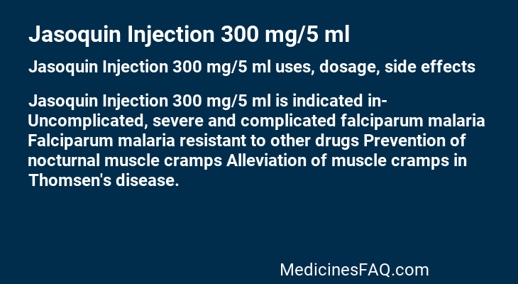 Jasoquin Injection 300 mg/5 ml