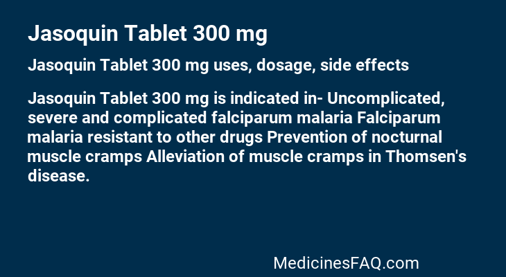 Jasoquin Tablet 300 mg