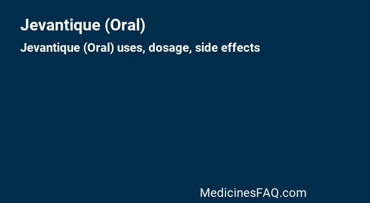 Jevantique (Oral)