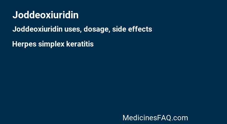 Joddeoxiuridin