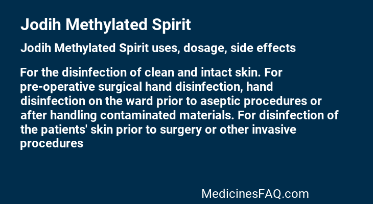 Jodih Methylated Spirit