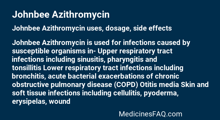 Johnbee Azithromycin