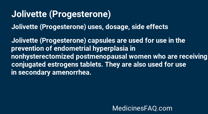 Jolivette (Progesterone)