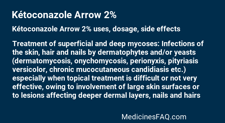 Kétoconazole Arrow 2%