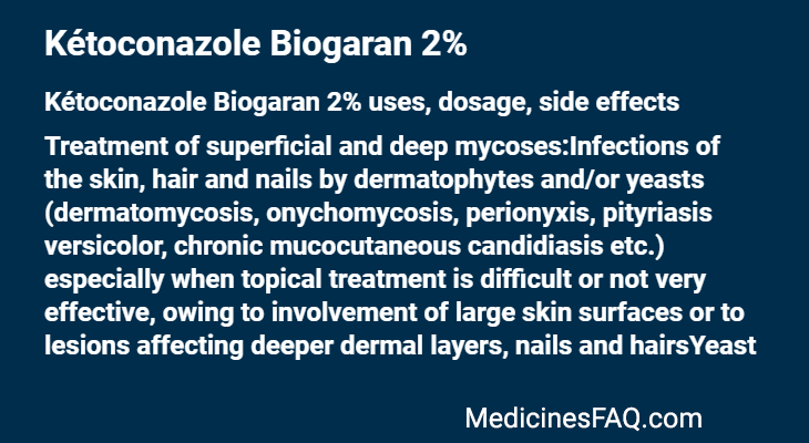 Kétoconazole Biogaran 2%