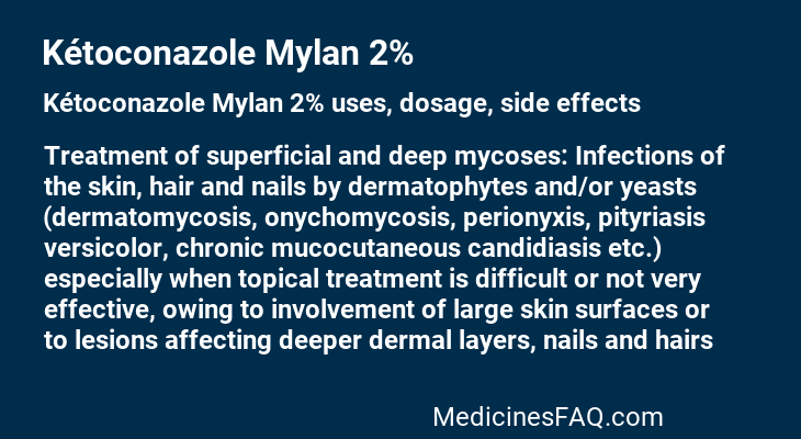 Kétoconazole Mylan 2%