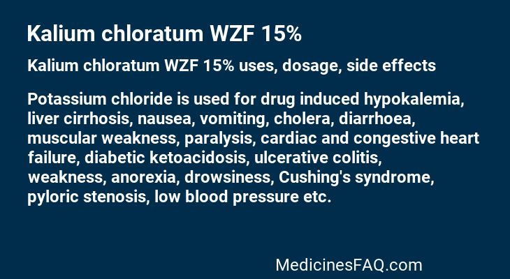 Kalium chloratum WZF 15%