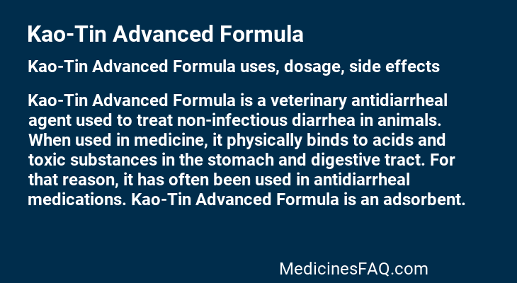 Kao-Tin Advanced Formula