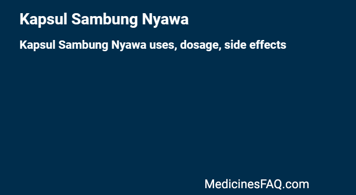 Kapsul Sambung Nyawa