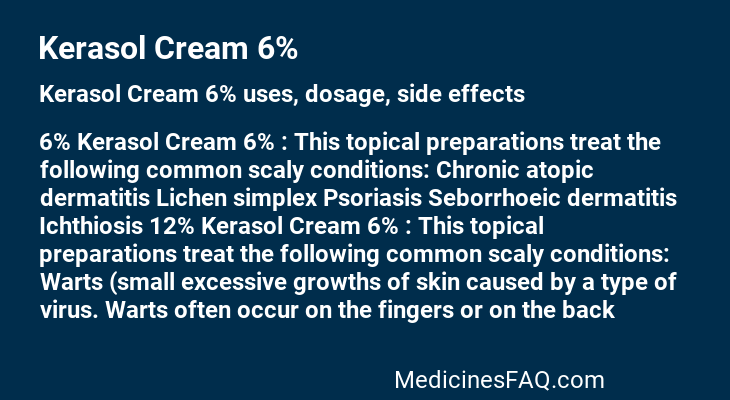 Kerasol Cream 6%