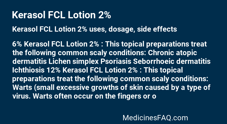 Kerasol FCL Lotion 2%