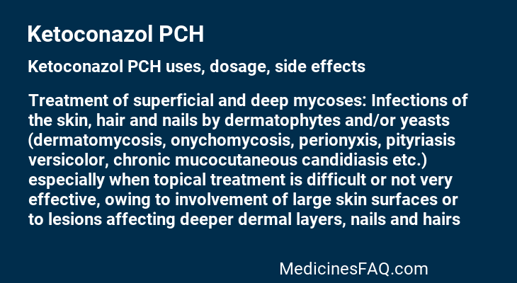 Ketoconazol PCH
