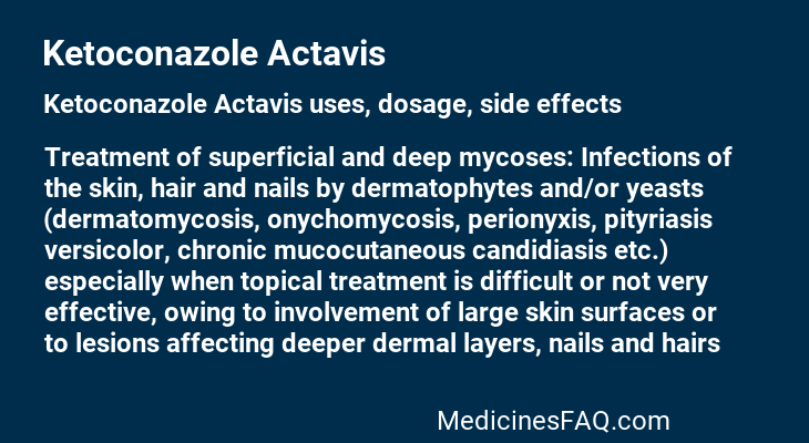 Ketoconazole Actavis