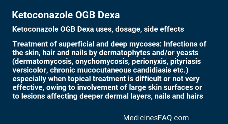 Ketoconazole OGB Dexa