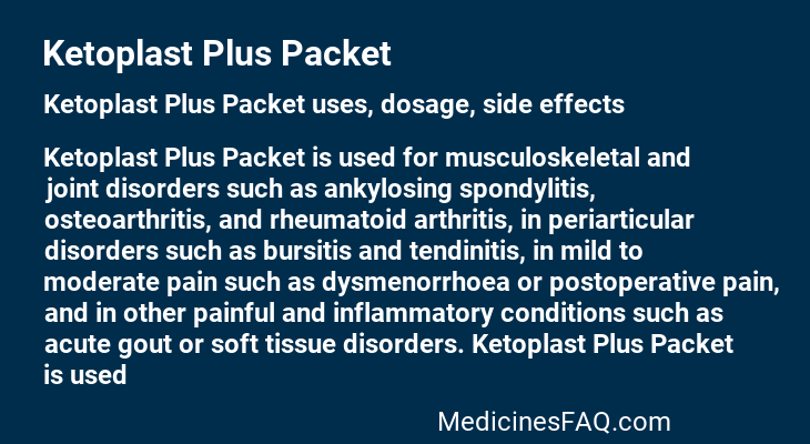 Ketoplast Plus Packet