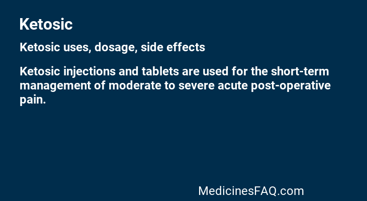 Ketosic