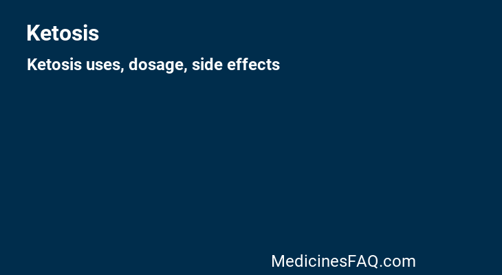 Ketosis