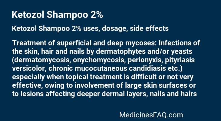 Ketozol Shampoo 2%