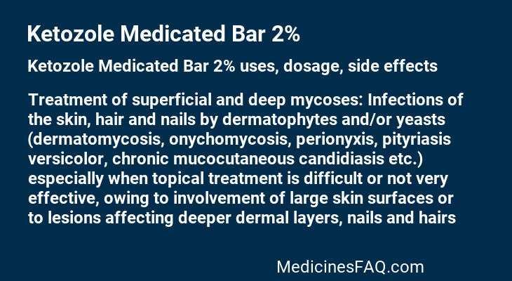 Ketozole Medicated Bar 2%