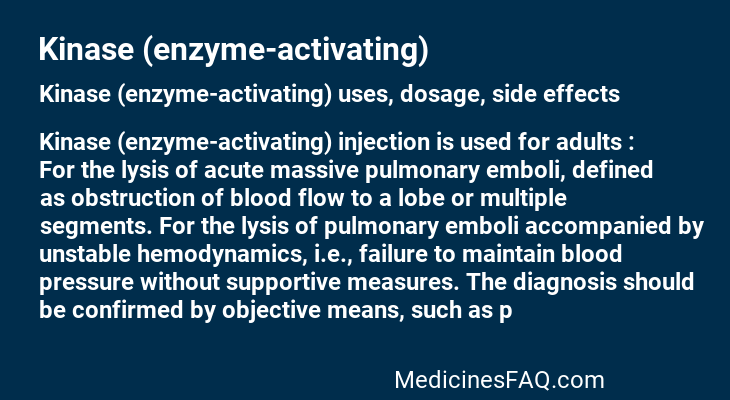Kinase (enzyme-activating)