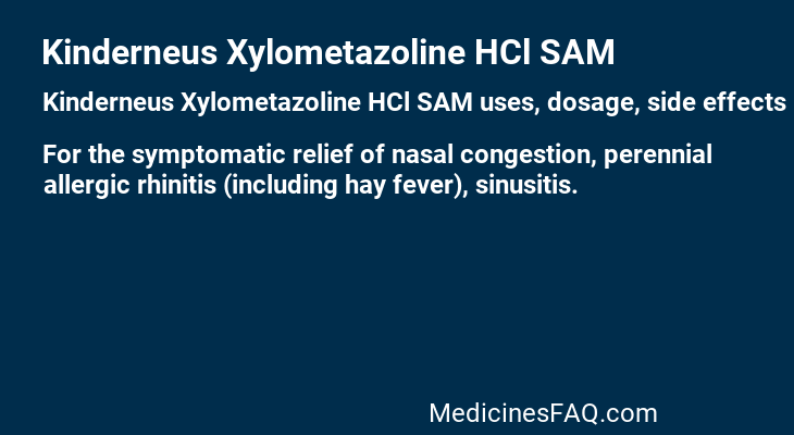 Kinderneus Xylometazoline HCl SAM