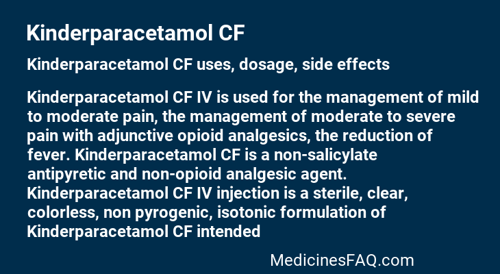 Kinderparacetamol CF