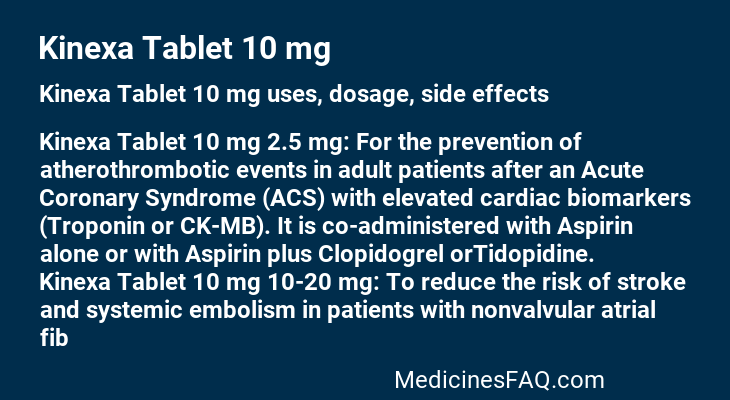 Kinexa Tablet 10 mg