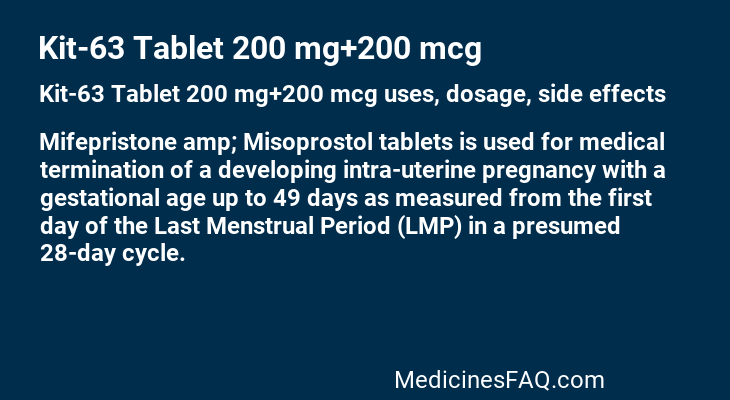 Kit-63 Tablet 200 mg+200 mcg