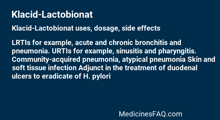 Klacid-Lactobionat