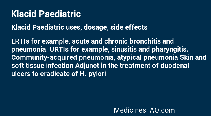 Klacid Paediatric