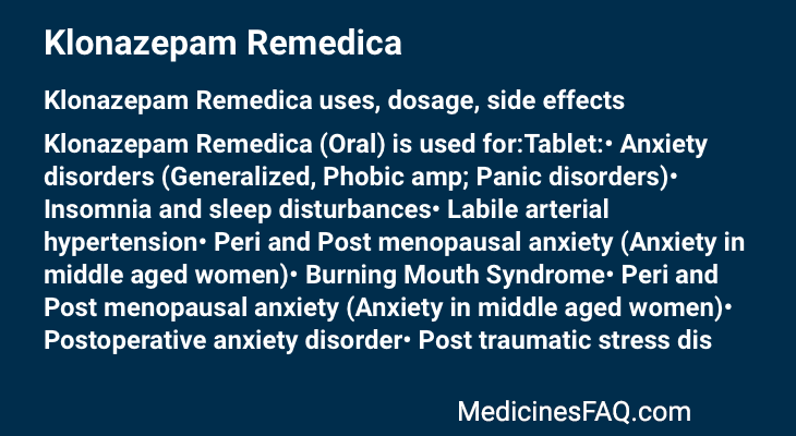 Klonazepam Remedica