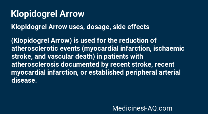 Klopidogrel Arrow