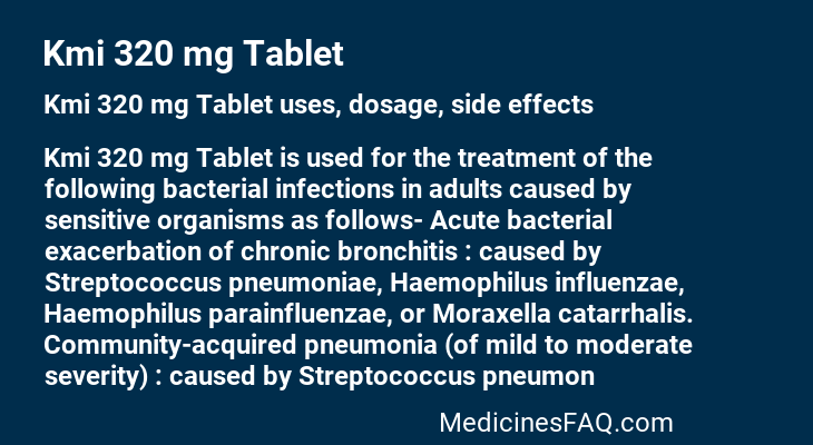 Kmi 320 mg Tablet