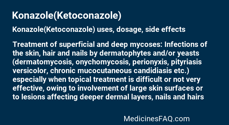 Konazole(Ketoconazole)