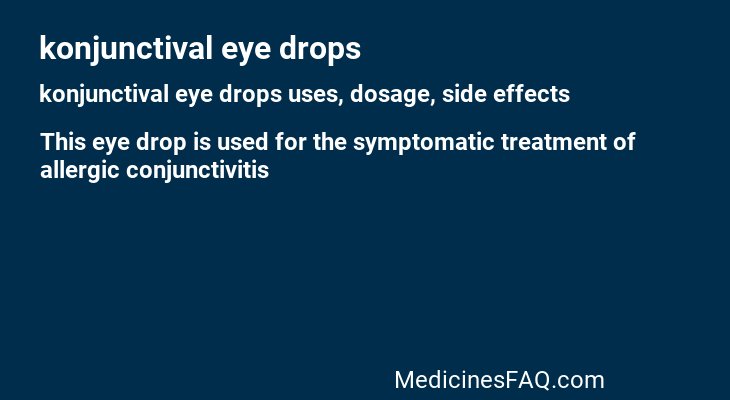 konjunctival eye drops
