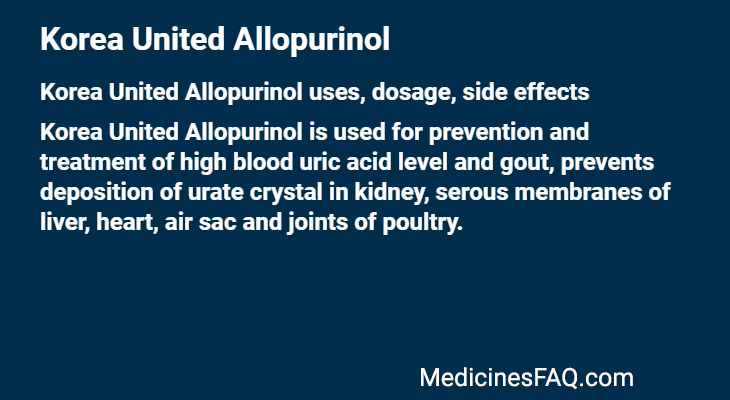 Korea United Allopurinol