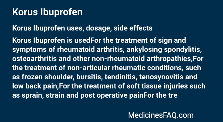 Korus Ibuprofen