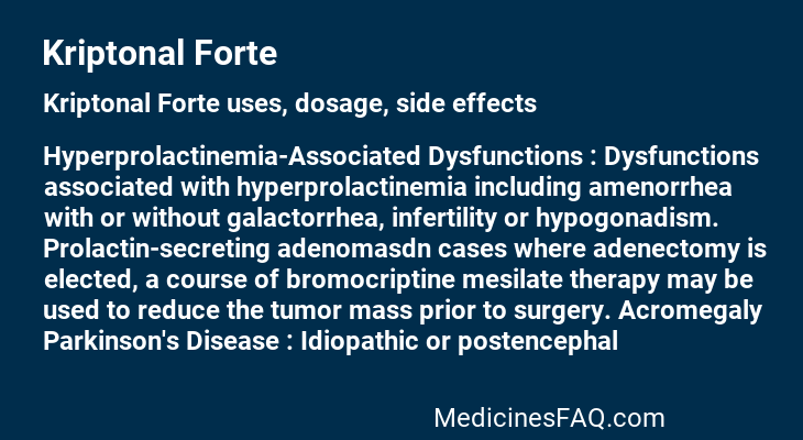 Kriptonal Forte