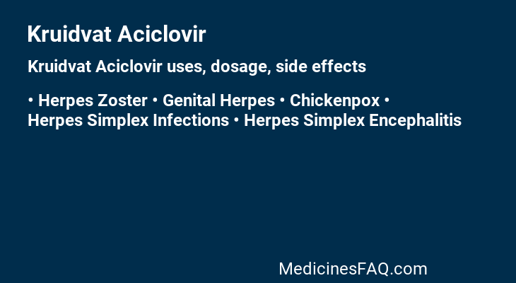 Kruidvat Aciclovir