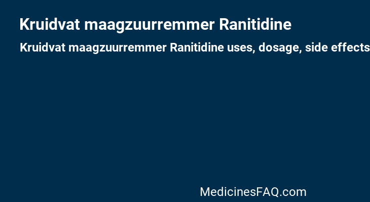 Kruidvat maagzuurremmer Ranitidine